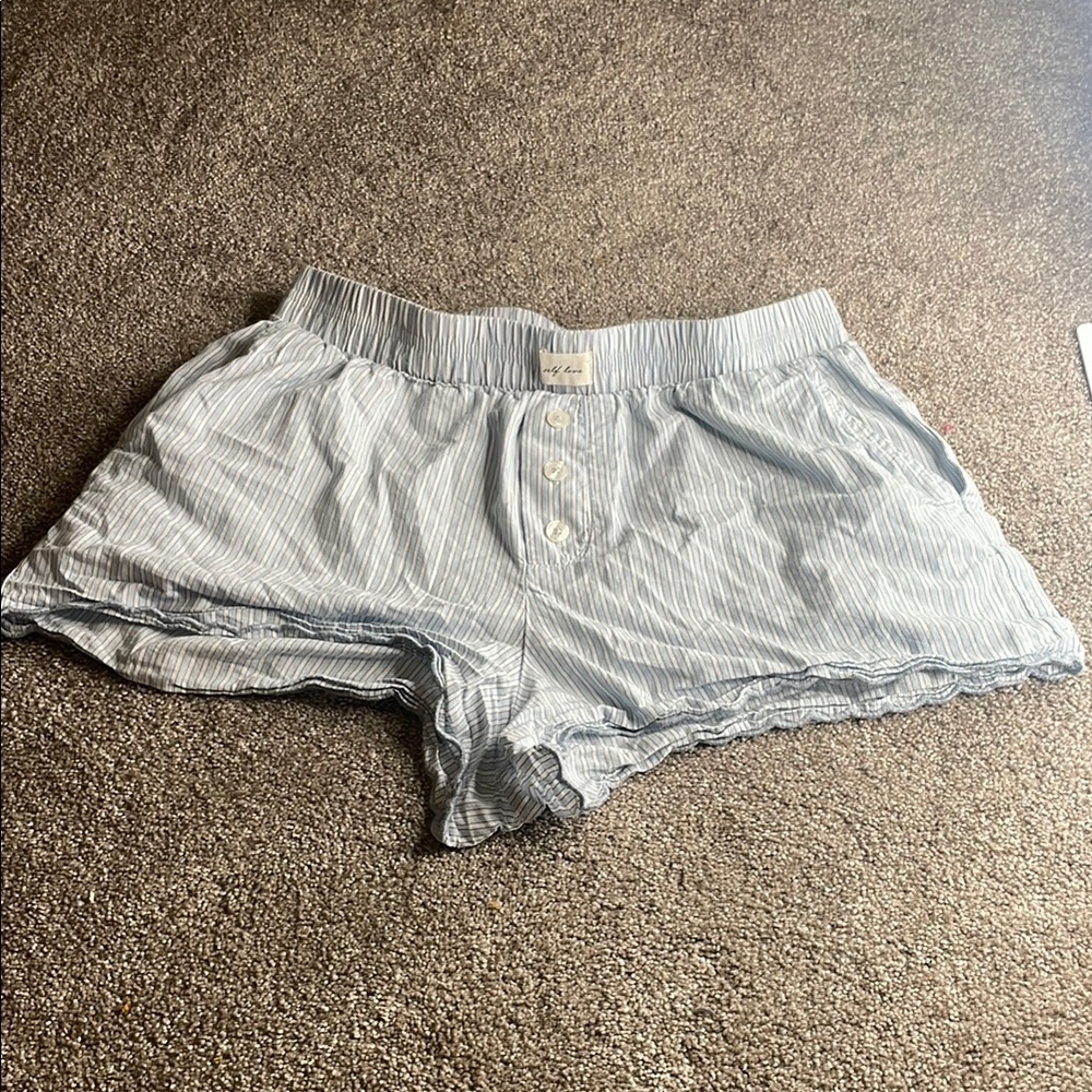 Wild Fable Blue and White Pajama Set Intimates & Sleepwear